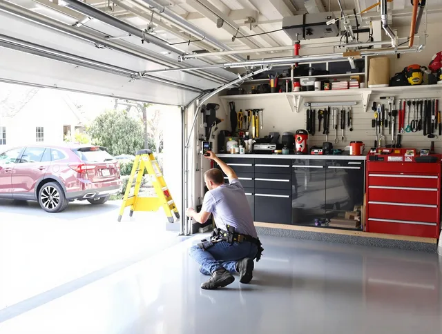 Local garage door repair service by Medina Garage Door Repair in Medina